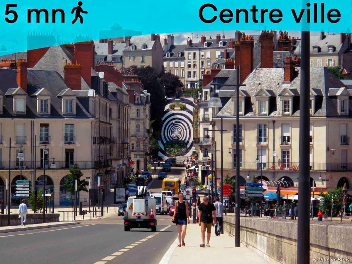 Appart Sweet Hyper Centre 5Min Chateau Et Gars บลัวส์ ภายนอก รูปภาพ